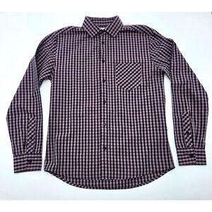 Billy Reid Men's Standard Fit Gingham Long Sleeve Button Down Shirt‎ Size S